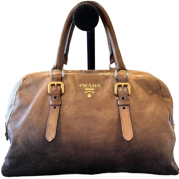 Prada Handbags - Prada Authentic Vintage Ombré Leather Handbag